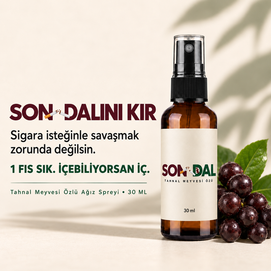 SONDAL Tahnal Meyvesi Özlü  Sigaradan Kurtulma Spreyi (30 Ml)